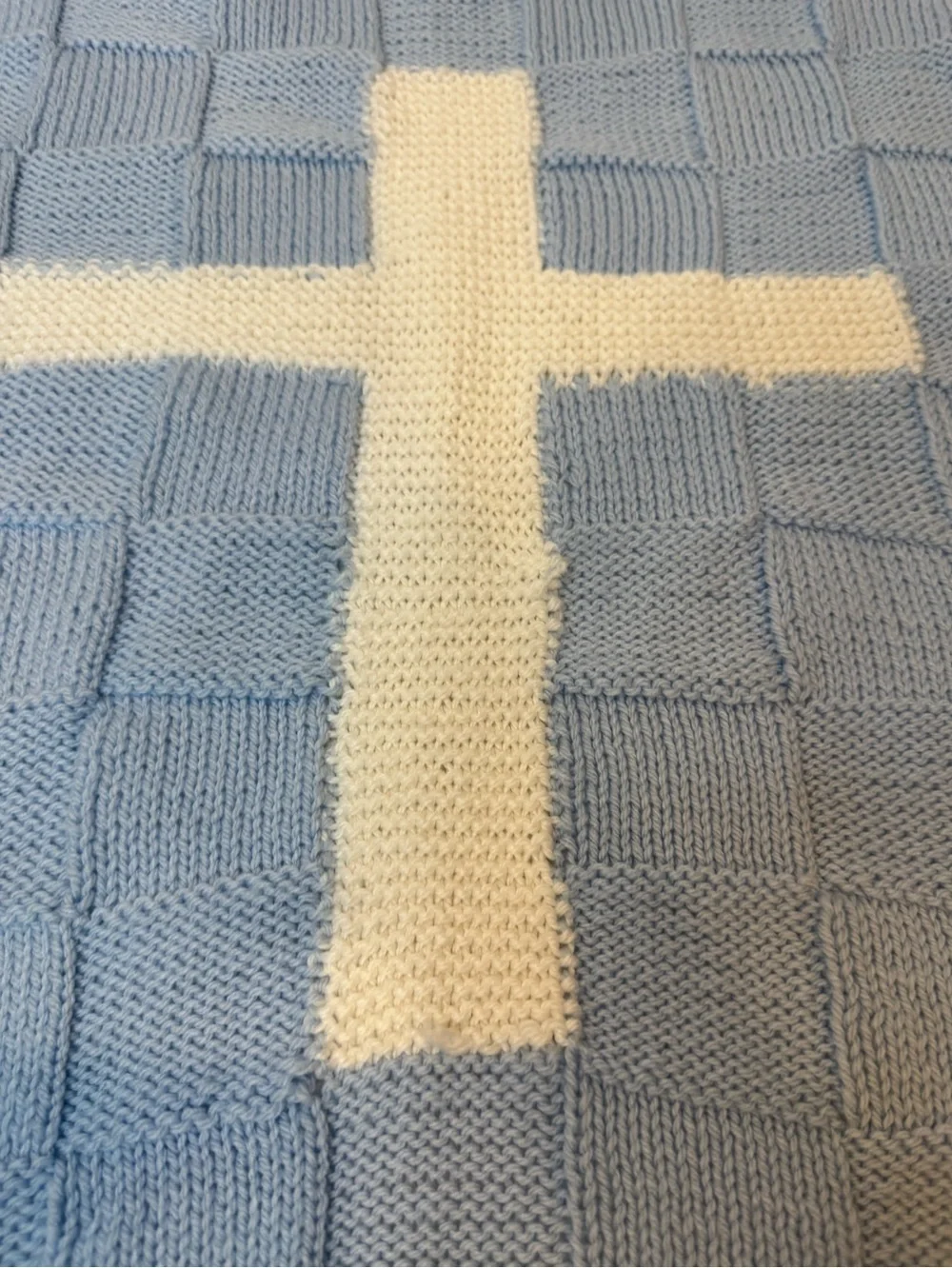 Homemade hand knit